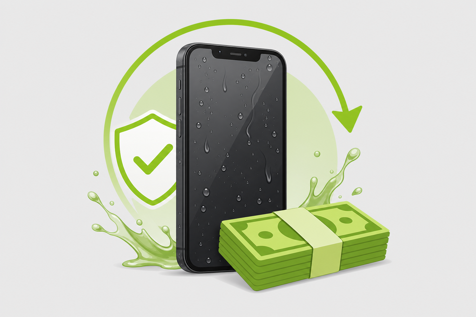 Water-damaged phones