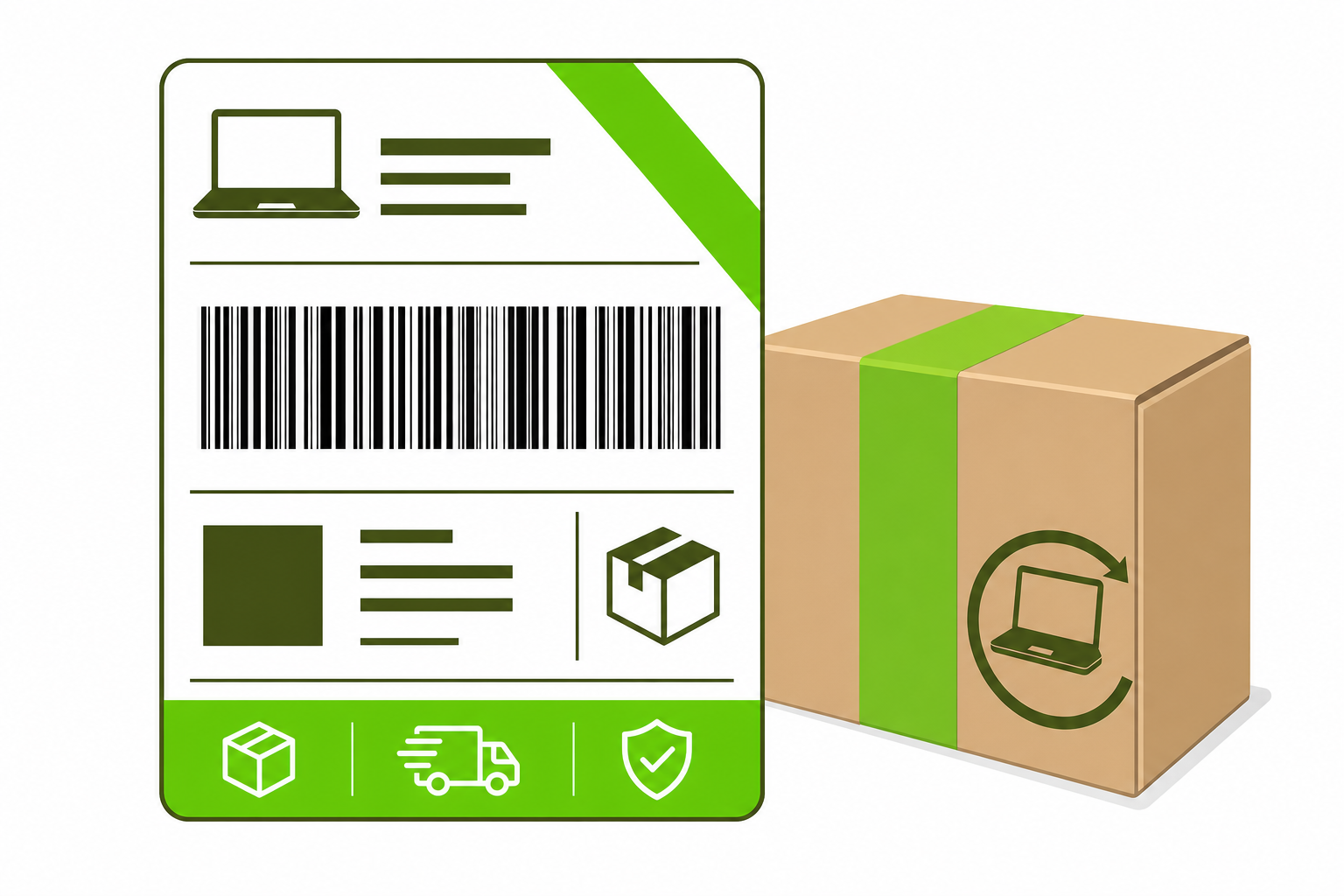 Free prepaid UPS or USPS shipping label